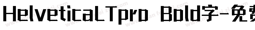 HelveticaLTpro Bold字字体转换